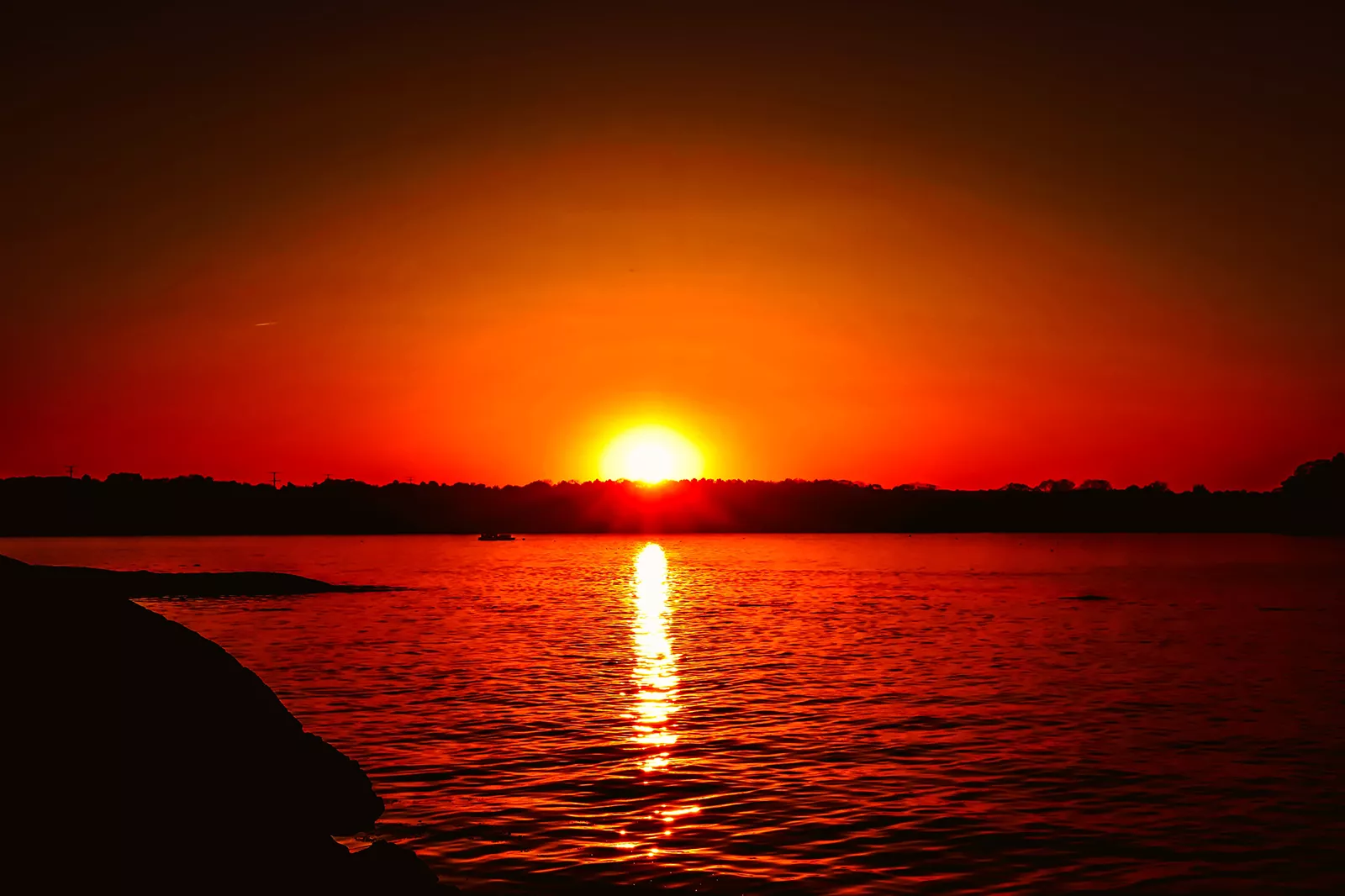 Little John Island Preserve Orange Sunset 1600
