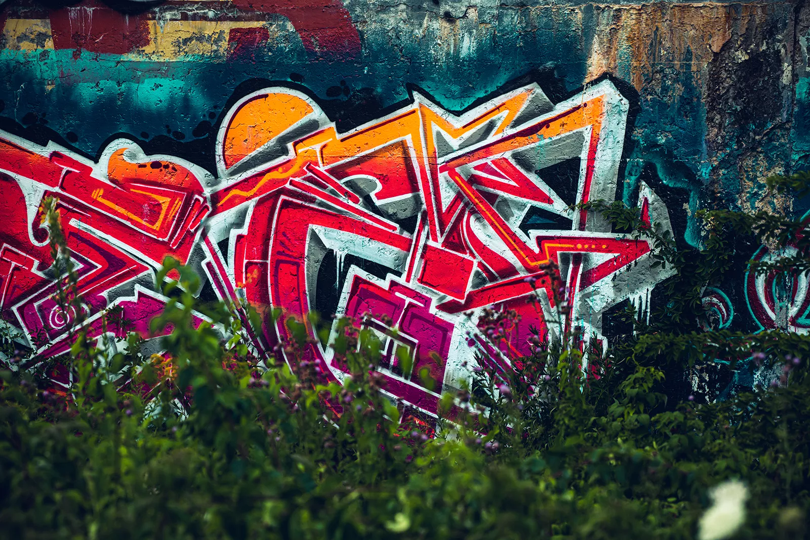 Battery Steele Graffiti Wall 1600