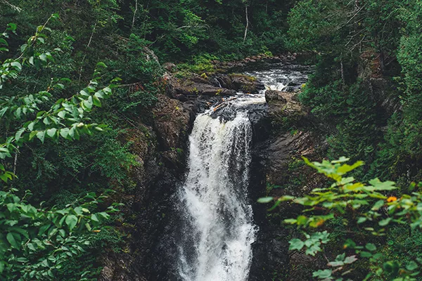 Moxie Falls Tall Waterfall 600