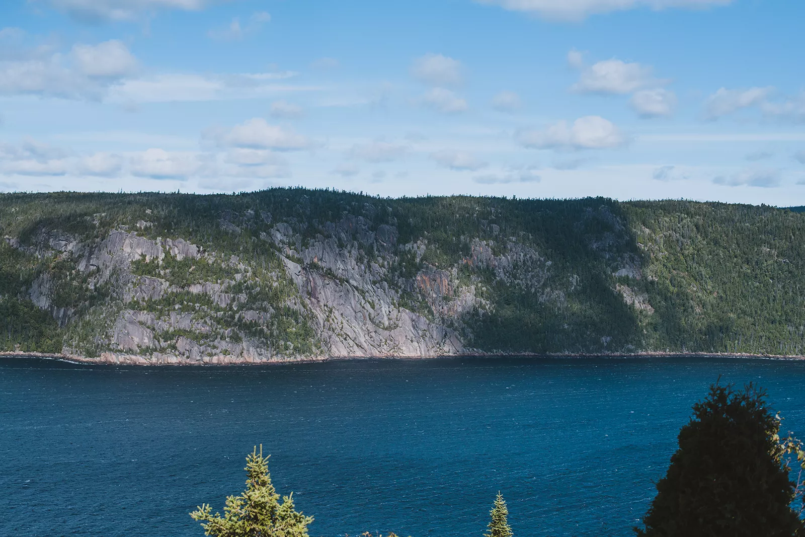Parc national du Fjord du Saguenay Cliff Landscape 1600
