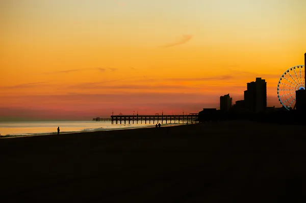 Myrtle Beach Orange Sunset 600