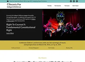 Concerts for Indigent Defense
