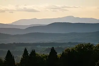 AM Foster Covered Bridge Sunrise Embrace, Cabot, Vermont
