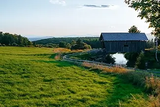 AM Foster Covered Bridge Pastoral Harmony, Cabot, Vermont
