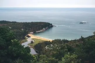 Acadia National Park Overlooking Sand Beach, Maine