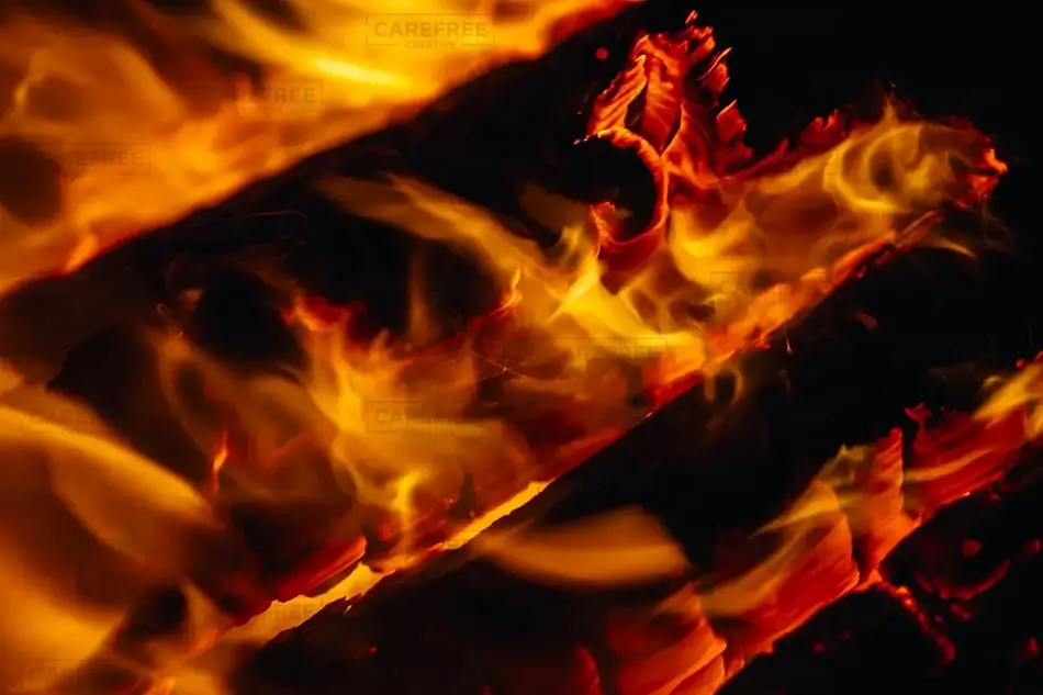 Amber Flames Charcoal Lines, Maine · United States