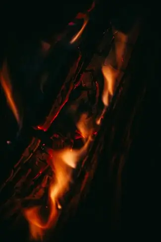 Glowing Embers Ocean Depths, Maine