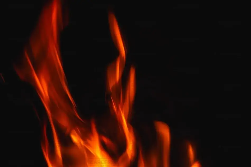 Enigmatic Fire Glow, Maine · United States