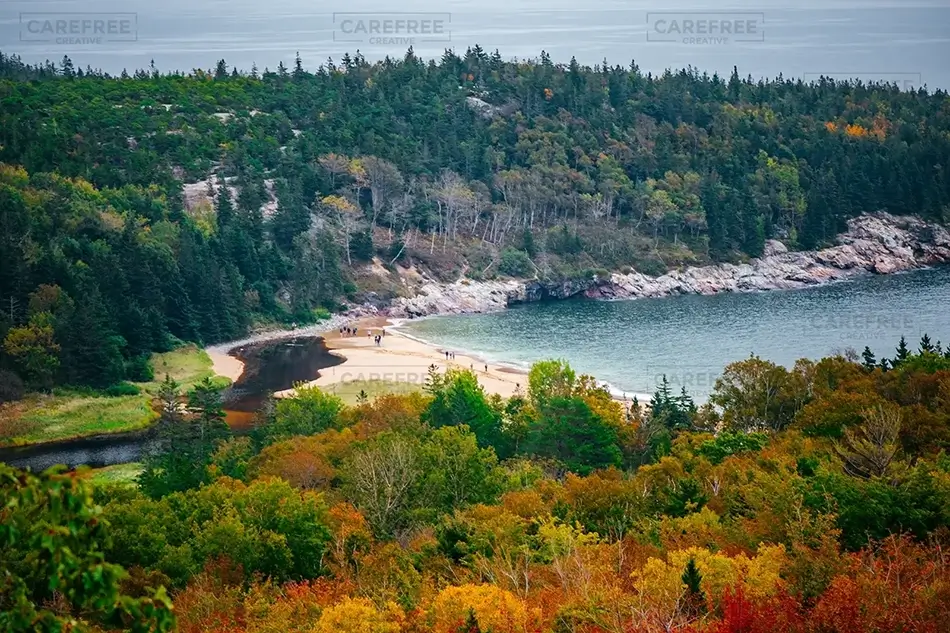 Acadia National Park Rugged Cliffside Harbors, Maine · United States