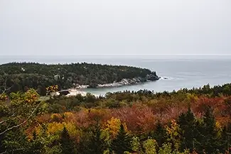 Acadia National Park Sands Beach Overlook, Maine