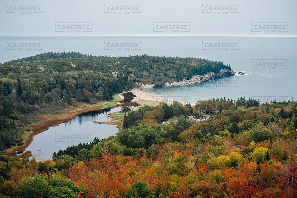 Acadia National Park Sandy Beach Quiet Cove, Maine · United States