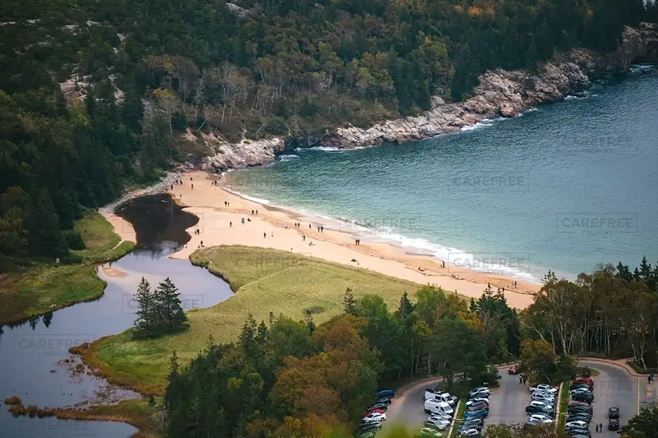 Acadia National Park Winding River Overlook, Maine · United States