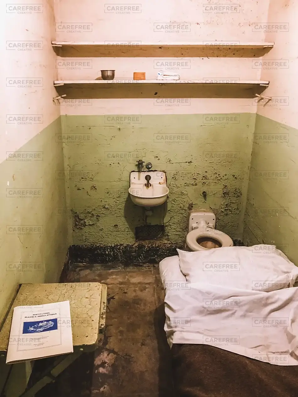 Alcatraz Cell Interior, San Francisco, California · United States