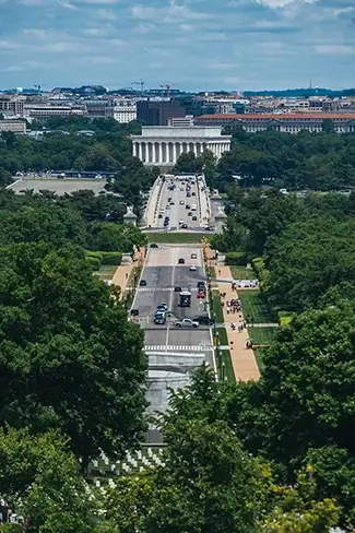Arlington Cemetery View Toward Capitol, Arlington, Virginia
