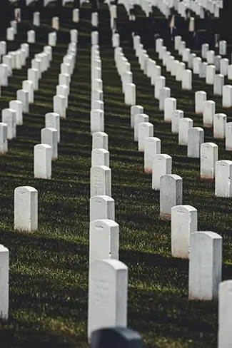 Arlington Cemetery Hillside of Heroes, Arlington, Virginia