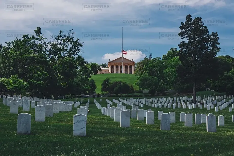 Arlington Cemetery Historic Mansion Vista, Arlington, Virginia · United States