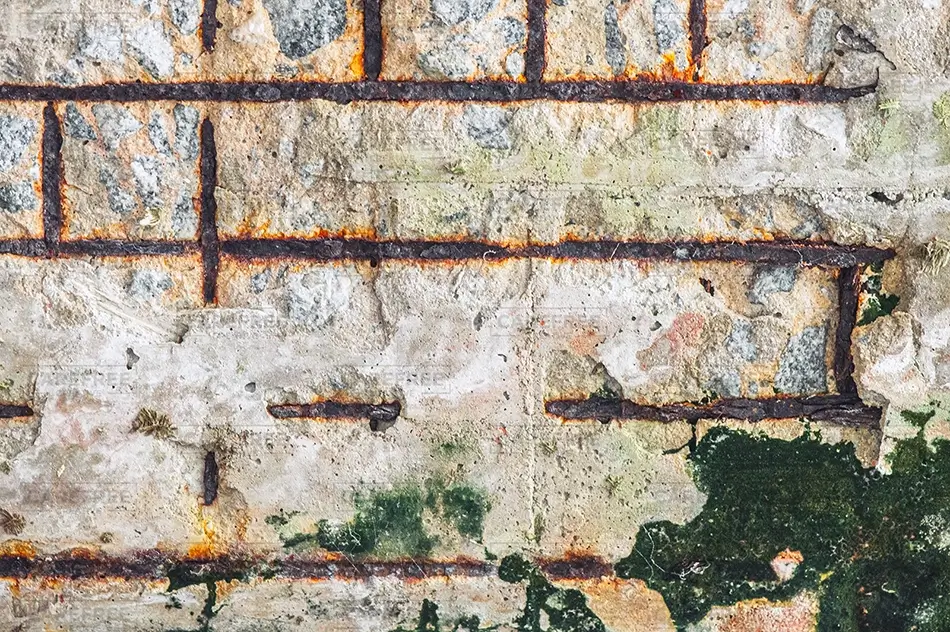 Atalaya Castle Weathered Wall, Murrells Inlet, South Carolina · United States