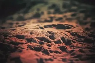 Badlands National Park Subtle Red Sand Detail, South Dakota