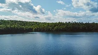 Basin Pond Tranquil Waterscape, Fayette, Maine