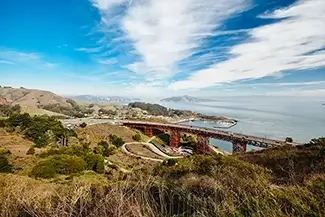 Battery Spencer’s Roadside View of Golden Gate, Sausalito, California