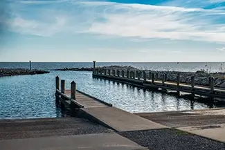 Bay Saint Louis Beach Scenic Dock and Ocean View, Park St Louis, Mississippi