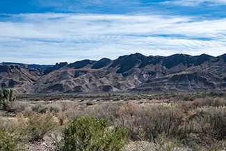 Big Bend National Park Rugged Desert Mountains, Terlingua, Texas