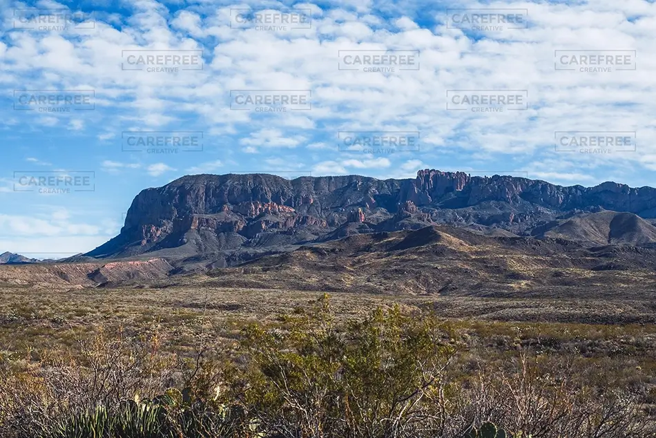Big Bend National Park Flat Topped Mesa, Terlingua, Texas · United States