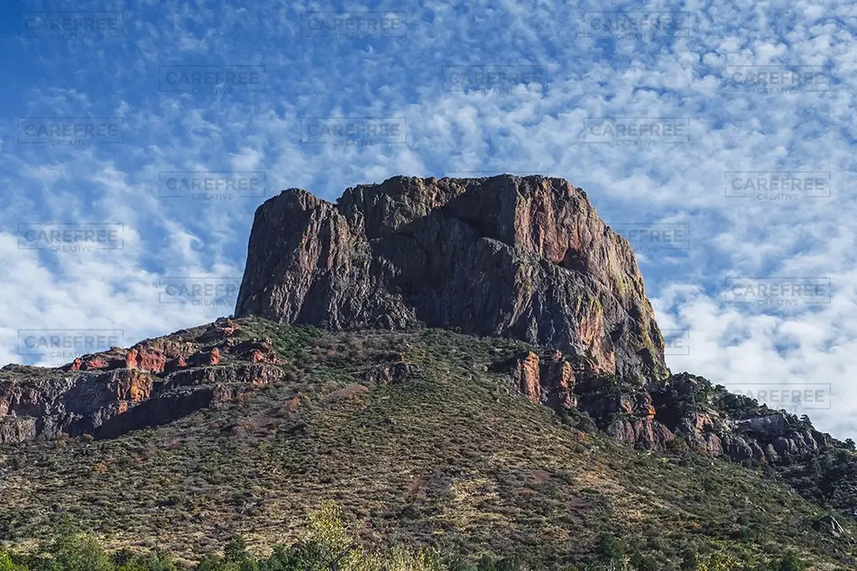 Big Bend National Park Majestic Rocky Cliff, Terlingua, Texas · United States