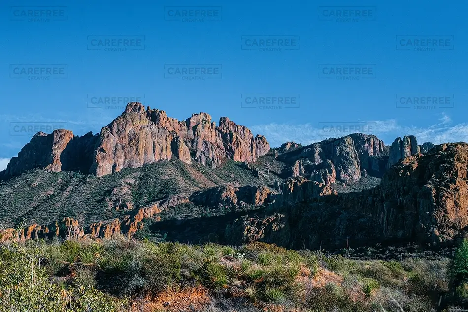 Big Bend National Park Rugged Rocky Peaks, Terlingua, Texas · United States