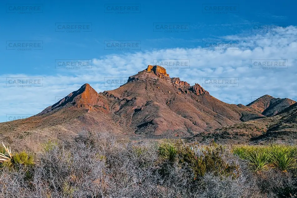 Big Bend National Park Rugged Desert Peak, Terlingua, Texas · United States