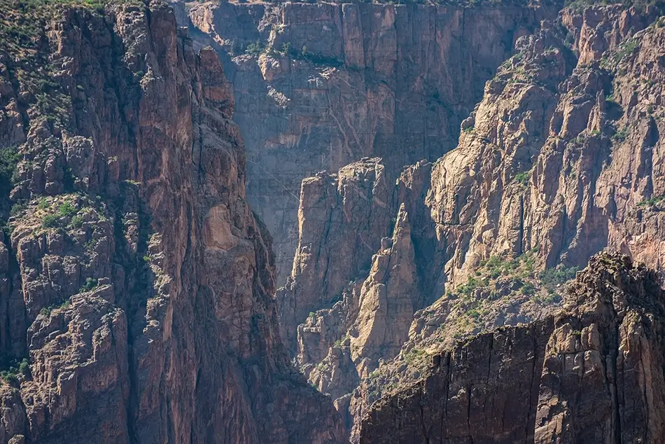 Black Canyon Of The Gunnison Deep Rugged Rock Canyon, Montrose, Colorado · United States