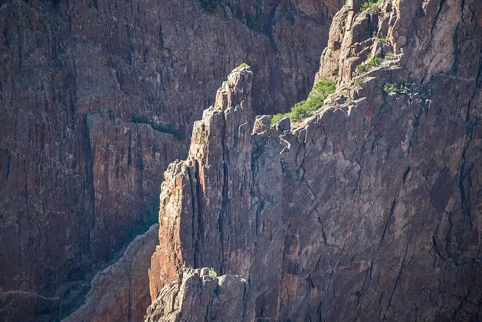 Black Canyon Of The Gunnison Towering Dark Rock Formations, Montrose, Colorado · United States