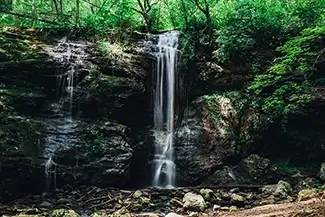 Blackwater Falls State Park Waterfall Close-Up, Glanstonbury, Connecticut