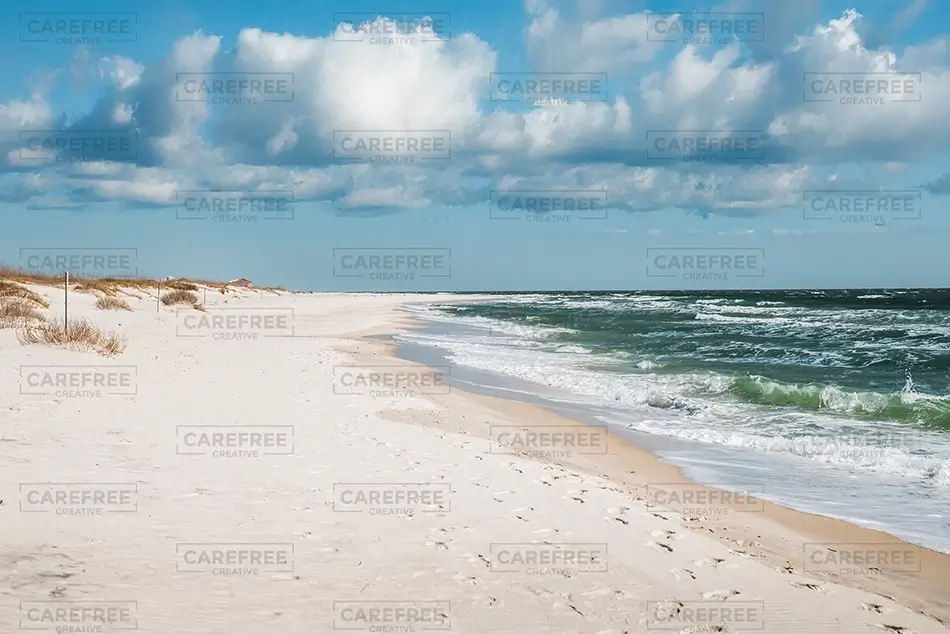 Bon Secour National Wildlife Refuge White Sand Beach And Dunes, Gulf Shores, Alabama · United States