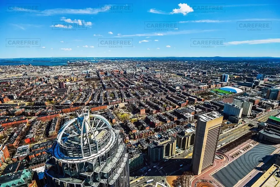 Boston Skyline Panorama, Boston, Massachusetts · United States