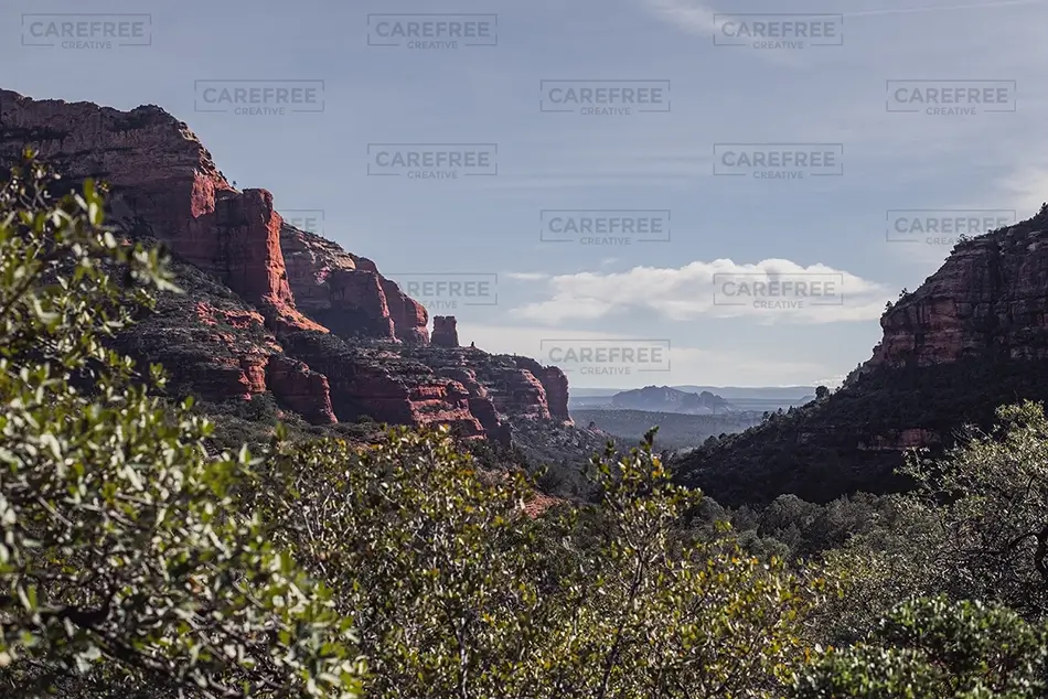 Boynton Canyon Red Rock Cliffs, Sedona, Arizona · United States