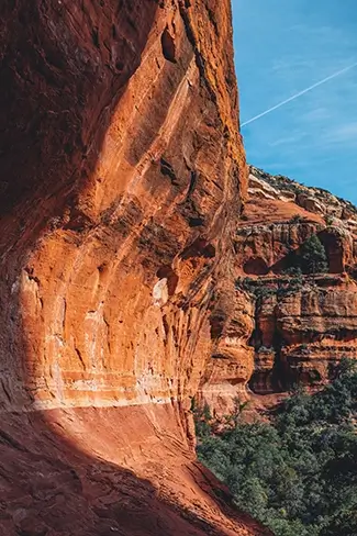 Boynton Canyon Towering Red Cliffs, Sedona, Arizona