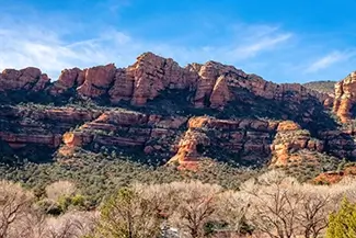Boynton Canyon Red Rock Cliffs, Sedona, Arizona