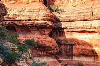 Boynton Canyon Red Sandstone Cliffs, Sedona, Arizona