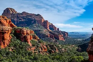 Boynton Canyon Cliffs Above the Green Canyon, Sedona, Arizona