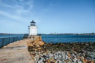 Bug Light Park Gateway to the Lighthouse, South Portland, Maine