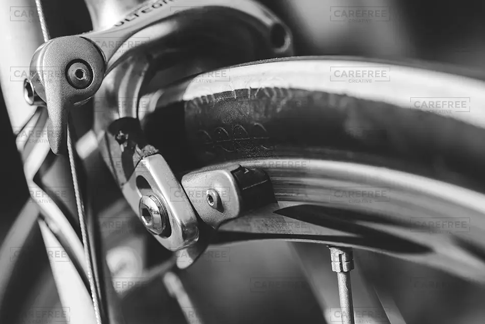Cabbage Island Bicycle Brake Detail, Boothbay, Maine · United States