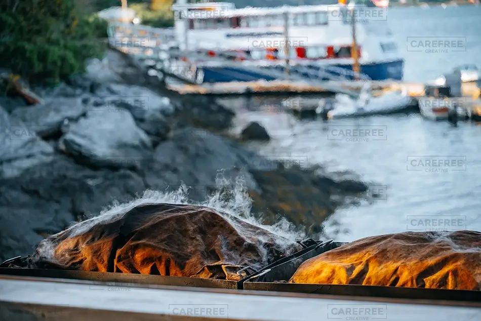 Cabbage Island Steaming Clambake Feast, Boothbay, Maine · United States