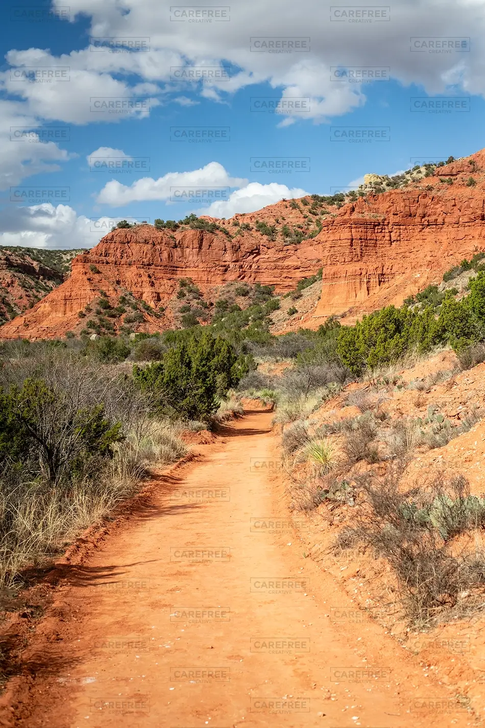 Caprock Canyons State Park Rugged Canyon Landscape View, Quitaque, Texas · United States