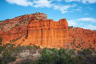 Caprock Canyons State Park Massive Red Rock Formation, Quitaque, Texas