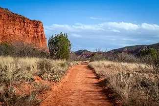 Caprock Canyons State Park Towering Red Rock Cliffs, Quitaque, Texas