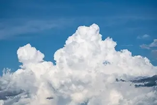 Castlewood Canyon State Park Fluffy White Clouds, Franktown, Colorado