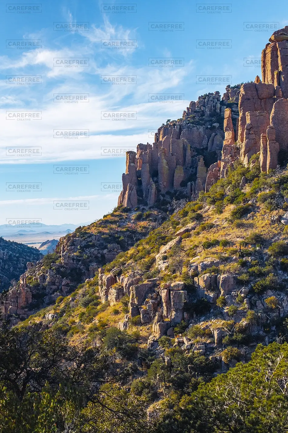 Chiricahua National Monument Rugged Rock Pinnacles, Willcox, Arizona · United States