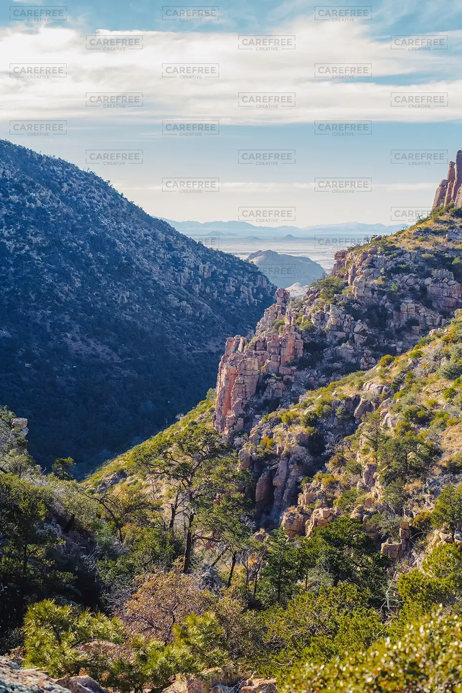 Chiricahua National Monument Rugged Canyon Rock Formations, Willcox, Arizona · United States