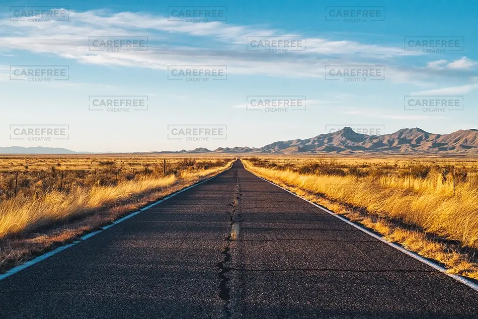 Chiricahua National Monument Empty Desert Highway, Willcox, Arizona · United States